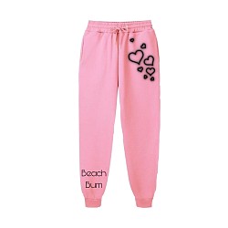 Black heart pink sweats