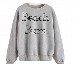Classic gray sweatshirt